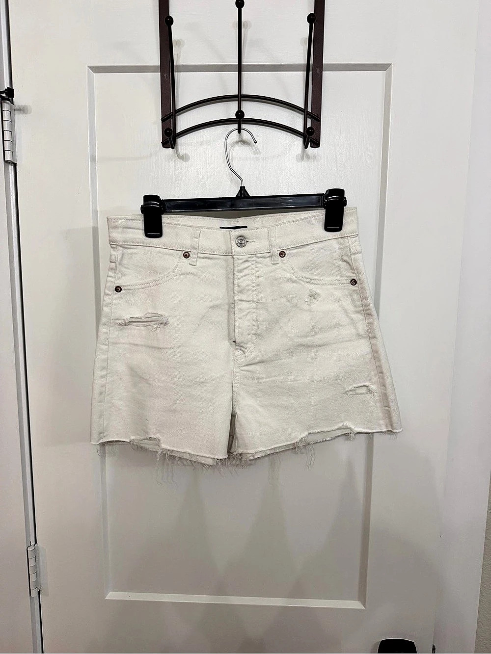 Express Super High Rise Jean Shorts